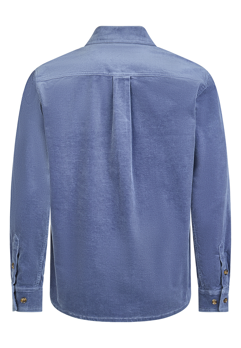 Cord-Overshirt mit Brusttaschen