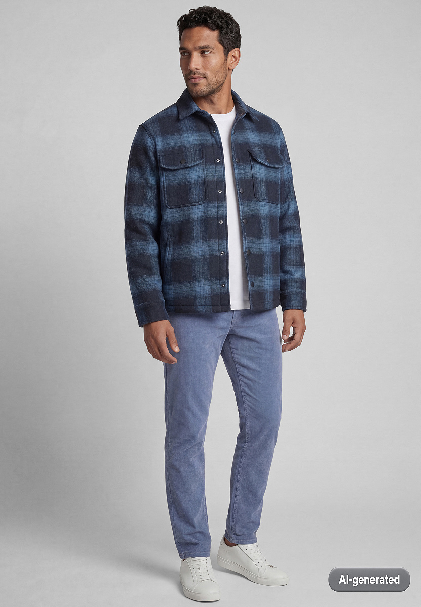 Woll-Mix Jacke mit Innentasche