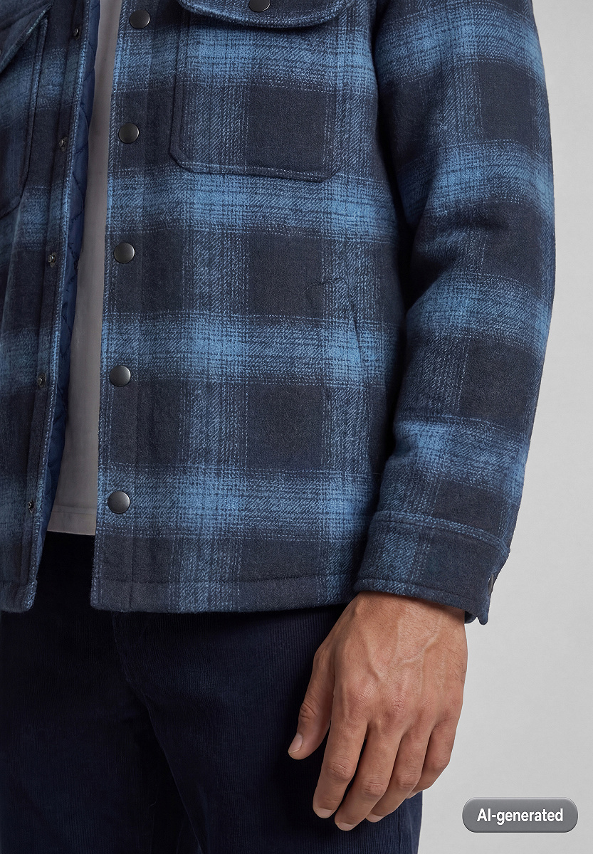 Woll-Mix Jacke mit Innentasche