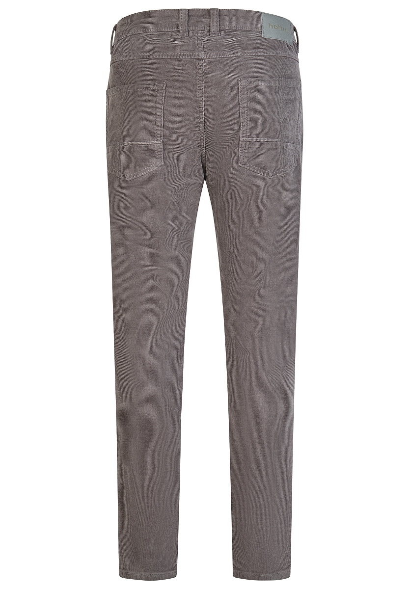 Elastische Baumwoll-Hose mit Ziernähten