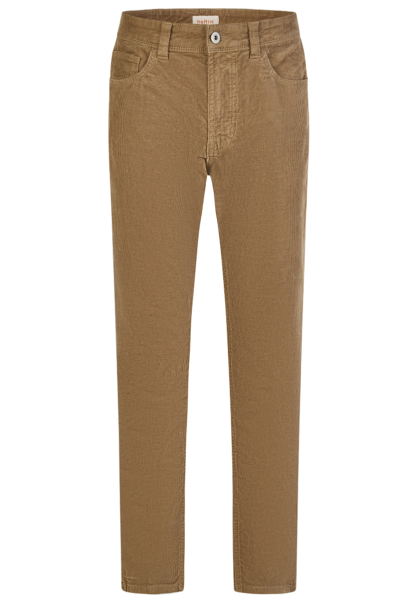 Elastische Baumwoll-Hose mit Ziernähten