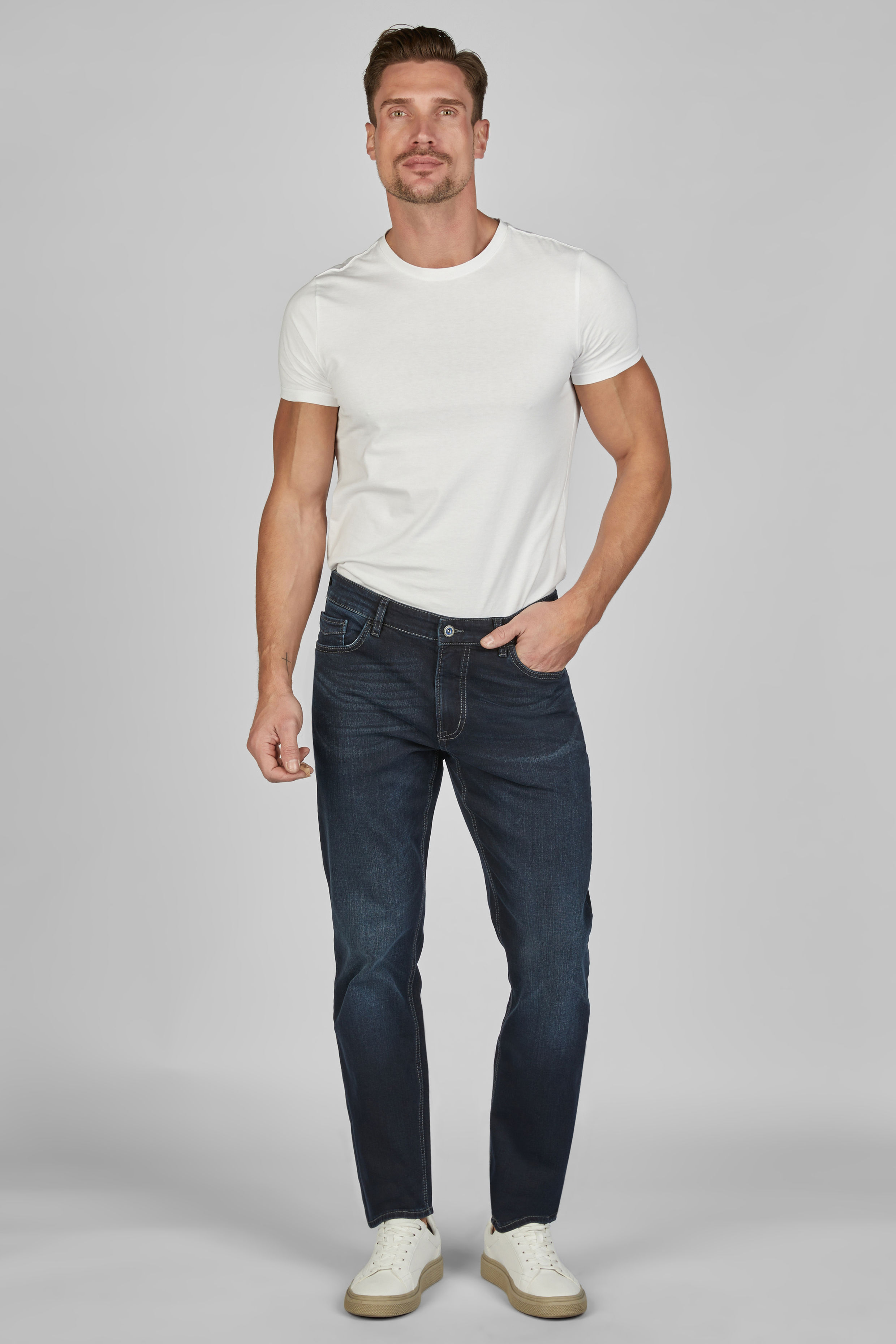 Denim Hunter Jeans - 31 THE CELINAZIP CUSTOM, Medium Grey Wash