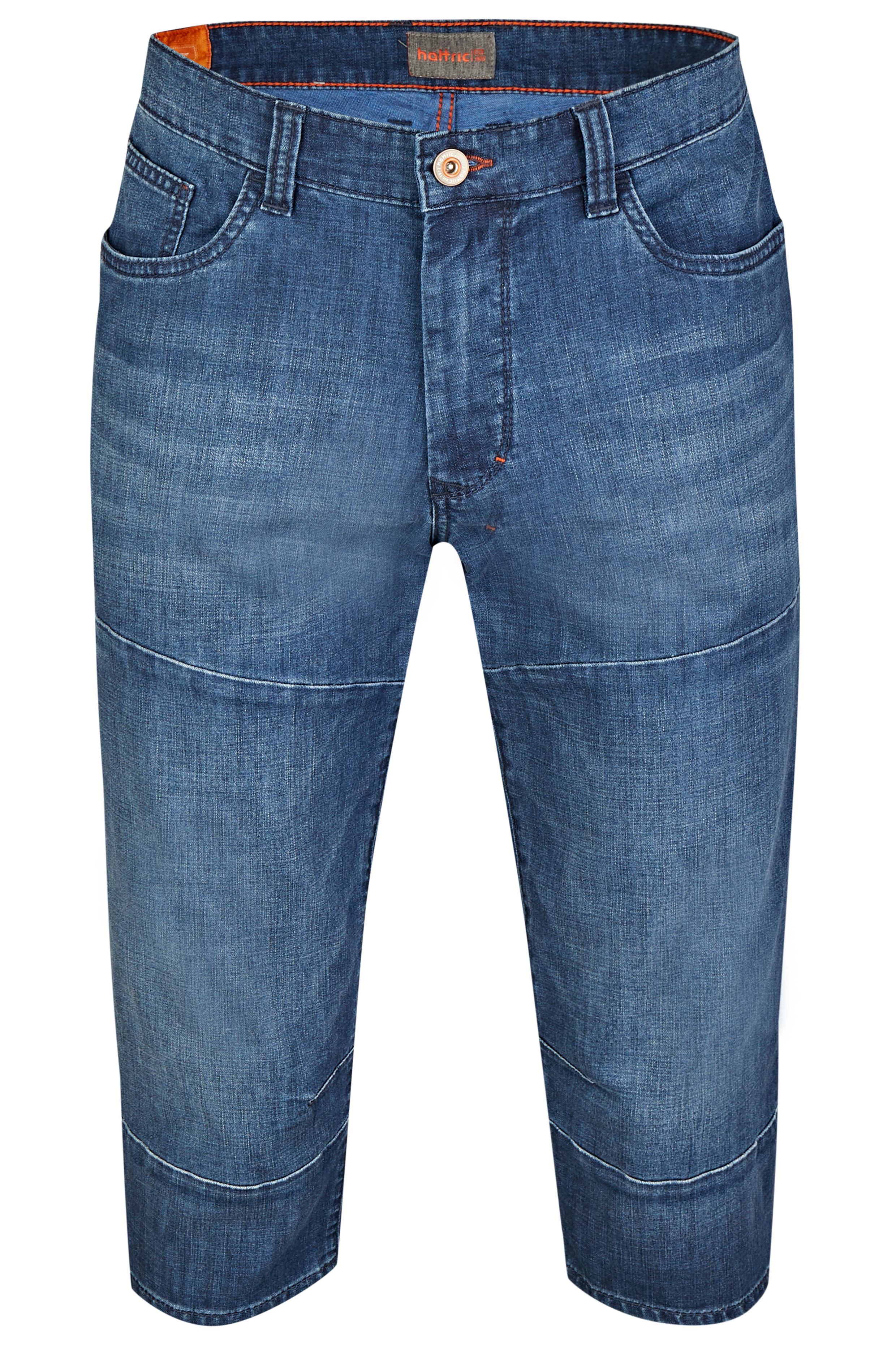 5-Pocket-Shorts Worker Crosshatch Denim