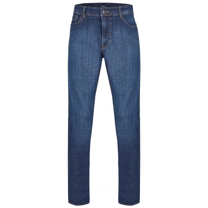 Hattric Harris Cross Denim Jeans Da Uomo Dritti, Blu 42, W34 / L34