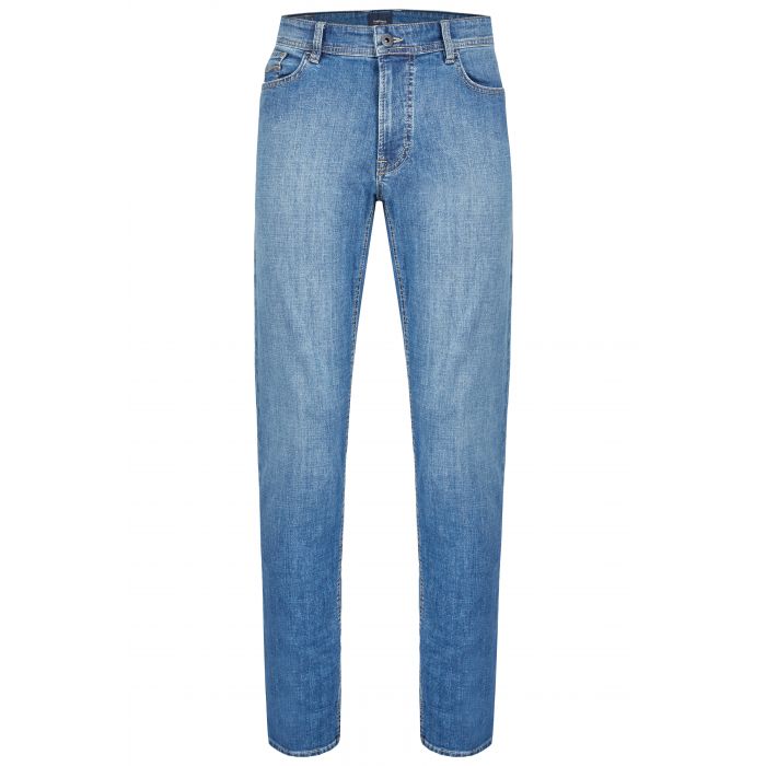 Hattric Herren Hunter 5-Pocket Jeans Authentic Denim Hose Stretch Regular Fit 