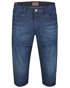 5-Pocket-Shorts Worker Crosshatch Denim