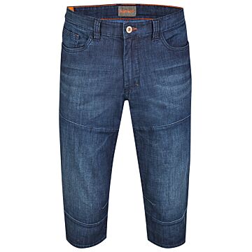 5-Pocket-Shorts Worker Crosshatch Denim